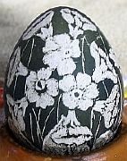 Пасхальное яйцо - цветы 