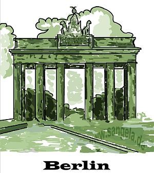 Berlin - город Берлин в Германии, Бранденбургские ворота