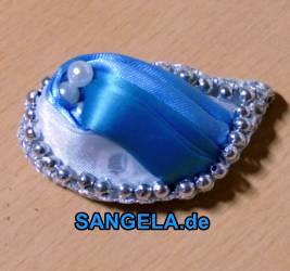 Брошь «Голубая волна»