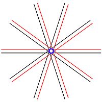 3. шаг снежинки