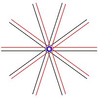 3. шаг снежинки