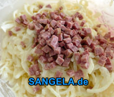 Geräucherte Wurst oder Schinken