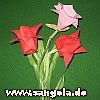 Tulpe - тюльпан из бумаги