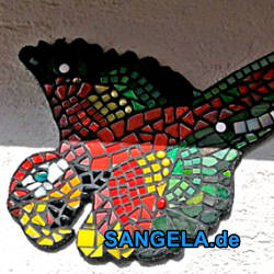 Papagei aus Mosaik