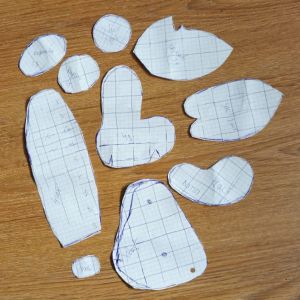 Шаблон можно нарисовать самостоятельно